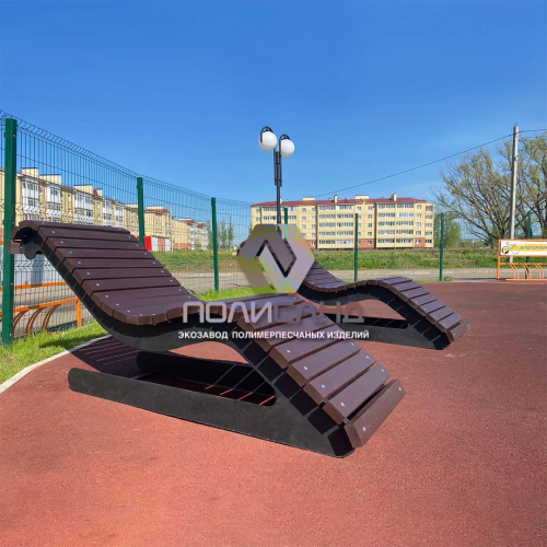 Парковый экошезлонг шириной 0,6 м Kopernik