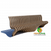 Параметрическая экоскамья Wave
